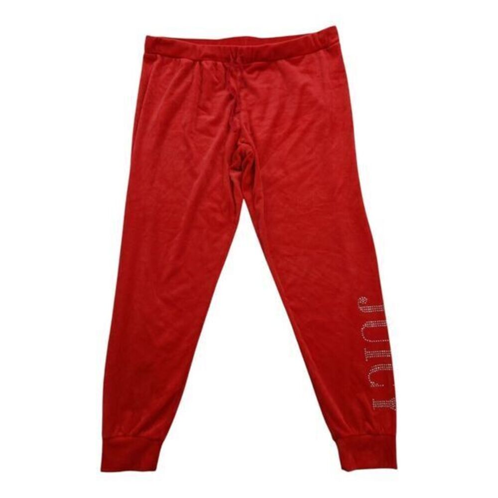 Juicy Couture Sleepwear Velvet Velour Pajama Pants Womens‎ Large Embellished